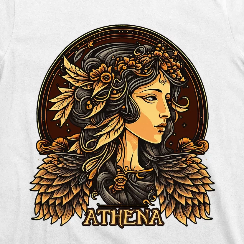 Greek Mythology Ancient Goddess Athena Olympian Deity T-Shirt