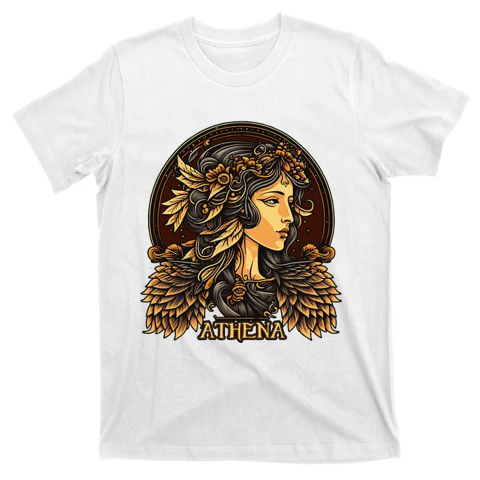 Greek Mythology Ancient Goddess Athena Olympian Deity T-Shirt