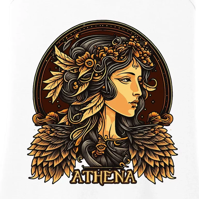 Greek Mythology Ancient Goddess Athena Olympian Deity Ladies Essential Tank