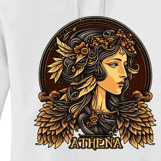 Greek Mythology Ancient Goddess Athena Olympian Deity Women's Pullover Hoodie