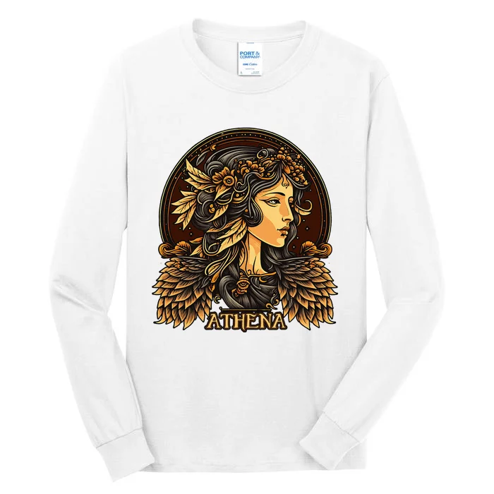 Greek Mythology Ancient Goddess Athena Olympian Deity Tall Long Sleeve T-Shirt