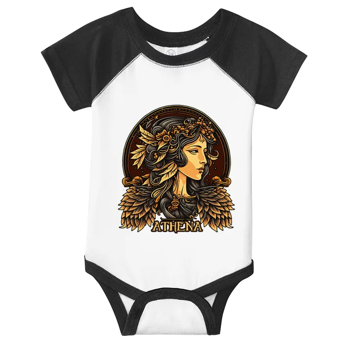 Greek Mythology Ancient Goddess Athena Olympian Deity Infant Baby Jersey Bodysuit