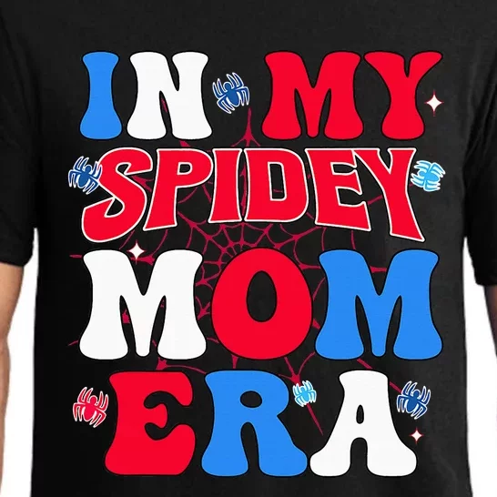 Groovy Mama And Daddy Spidey Mom In My Mom Era Pajama Set