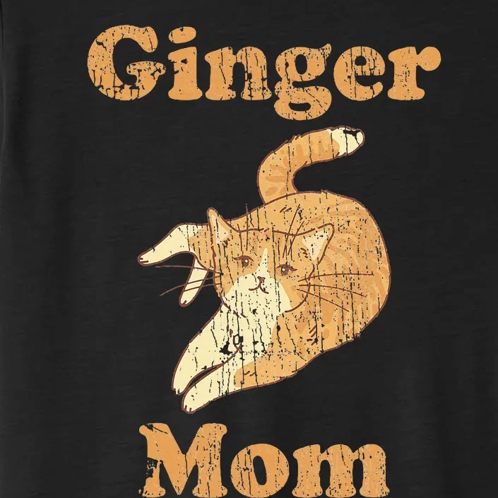 Ginger Mom Adorable Cat Feline Lover Cat Mom ChromaSoft Performance T-Shirt