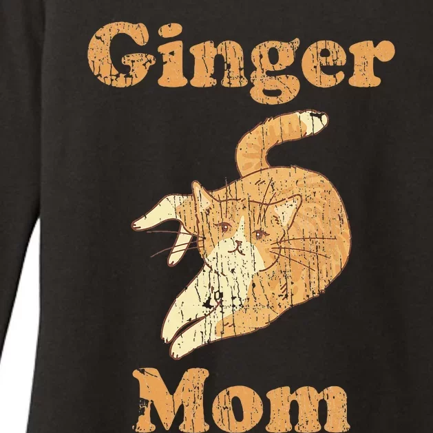 Ginger Mom Adorable Cat Feline Lover Cat Mom Womens CVC Long Sleeve Shirt