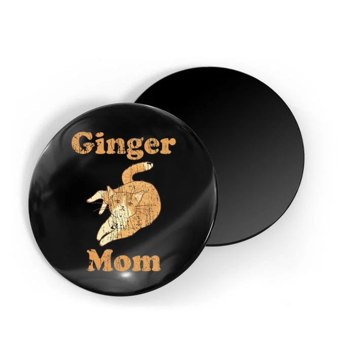 Ginger Mom Adorable Cat Feline Lover Cat Mom Magnet