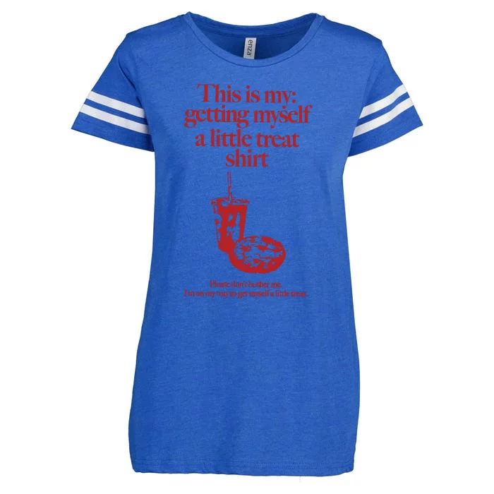 Getting Myself A Little Treat Enza Ladies Jersey Football T-Shirt