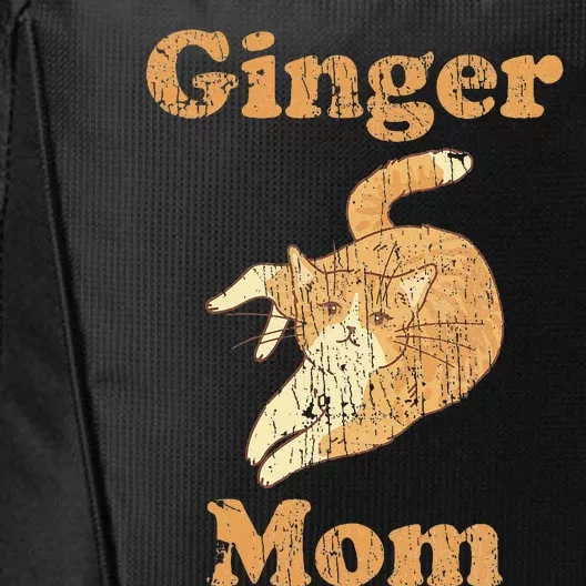 Ginger Mom Adorable Cat Feline Lover Cat Mom City Backpack