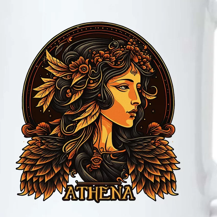 Greek Mythology Ancient Goddess Athena Olympian Deity Black Color Changing Mug