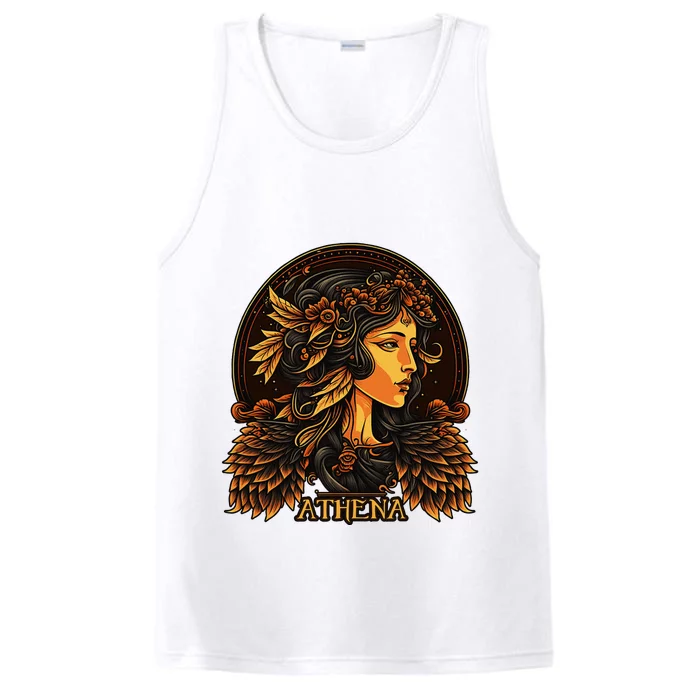 Greek Mythology Ancient Goddess Athena Olympian Deity Performance Tank