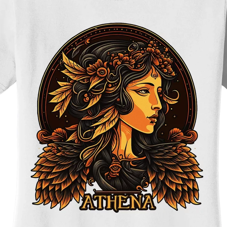 Greek Mythology Ancient Goddess Athena Olympian Deity Women's T-Shirt