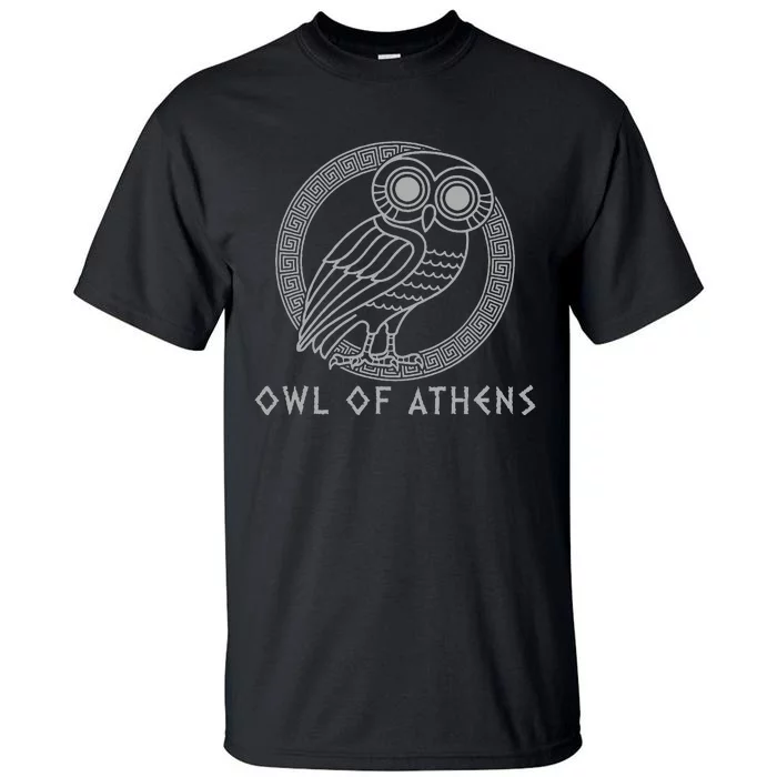 Greek Mythology Athena Owl Of Athens Tall T-Shirt