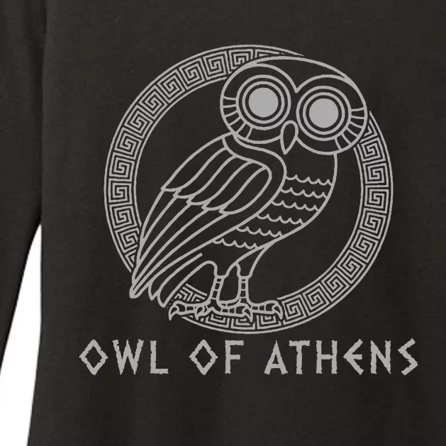 Greek Mythology Athena Owl Of Athens Womens CVC Long Sleeve Shirt