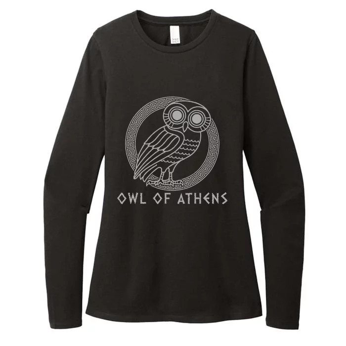 Greek Mythology Athena Owl Of Athens Womens CVC Long Sleeve Shirt