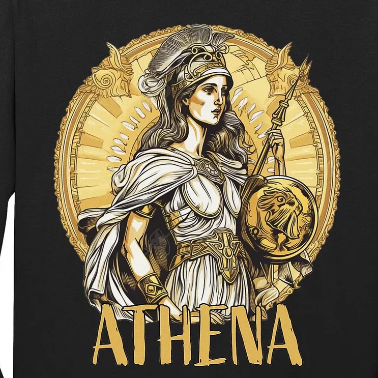 Greek Mythology Athena The Goddess Of Wisdom And War Tall Long Sleeve T-Shirt