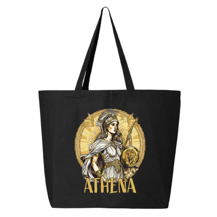 Greek Mythology Athena The Goddess Of Wisdom And War 25L Jumbo Tote