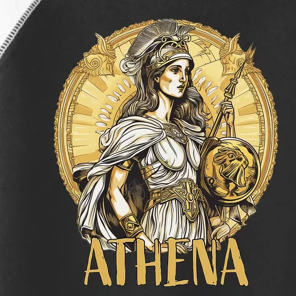 Greek Mythology Athena The Goddess Of Wisdom And War Toddler Fine Jersey T-Shirt