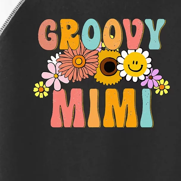 Groovy Mimi Birthday Family Matching Groovy Retro Mimi Toddler Fine Jersey T-Shirt