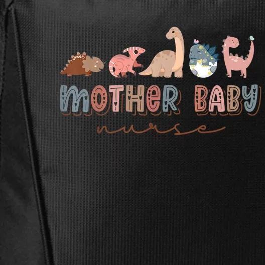 Groovy Mother Baby Nurse Postpartum Nursing Cute Dinosaur City Backpack