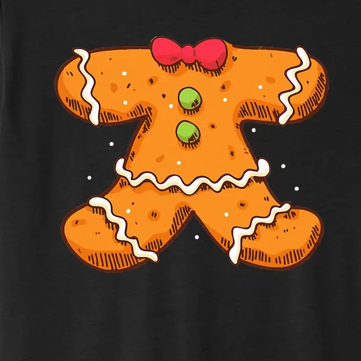 Gingerbread Man Body Costume Christmas Xmas Art ChromaSoft Performance T-Shirt