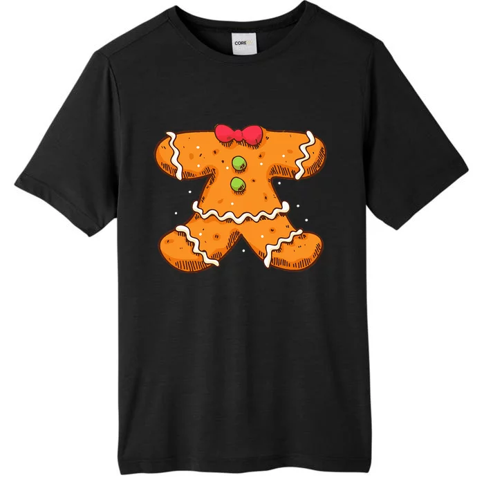 Gingerbread Man Body Costume Christmas Xmas Art ChromaSoft Performance T-Shirt