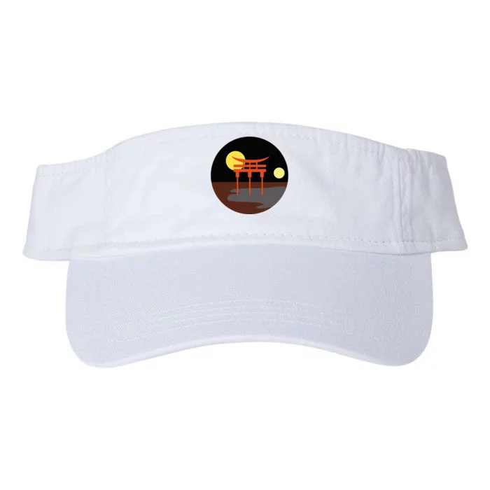 Gay Male Bear Pride Japanese Torii Gate Asian Lgbtq Valucap Bio-Washed Visor