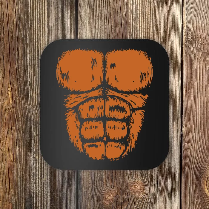 Gorilla Monkey Belly Chest Costume Diy Halloween Coaster