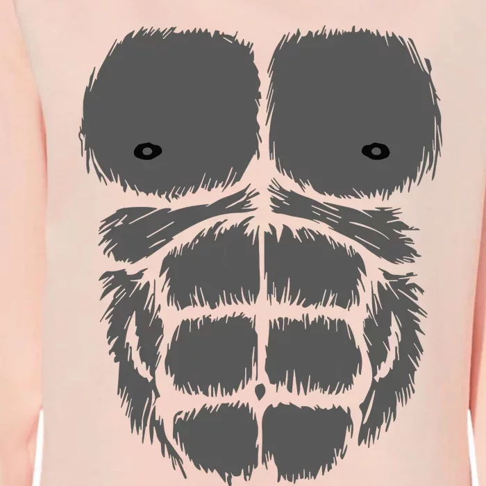 Gorilla Monkey Belly Chest Costume Diy Halloween Womens California Wash Sweatshirt