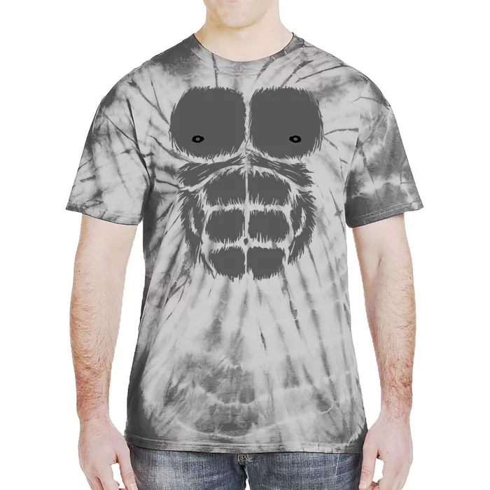 Gorilla Monkey Belly Chest Costume Diy Halloween Tie-Dye T-Shirt