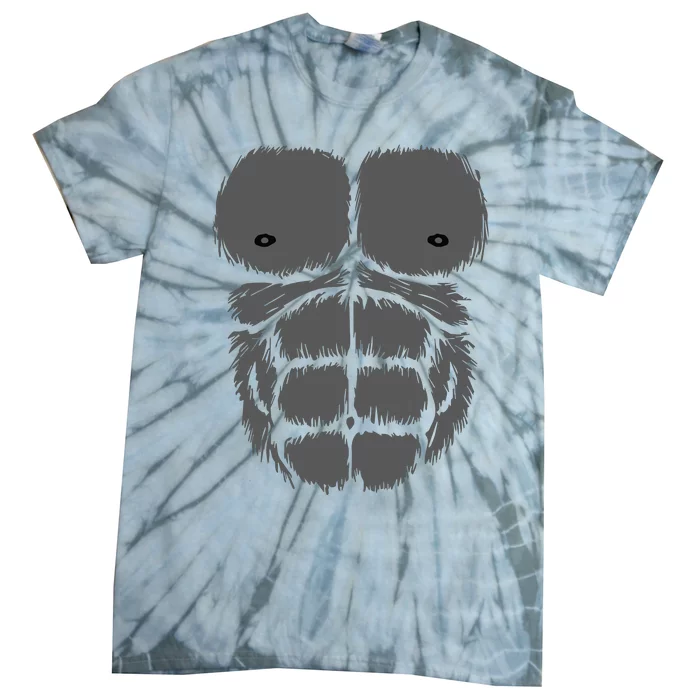 Gorilla Monkey Belly Chest Costume Diy Halloween Tie-Dye T-Shirt