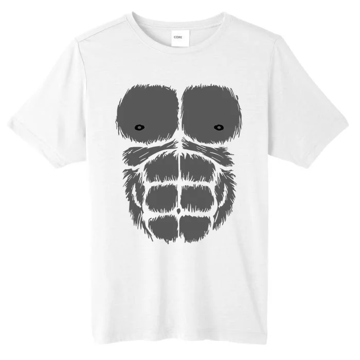 Gorilla Monkey Belly Chest Costume Diy Halloween ChromaSoft Performance T-Shirt