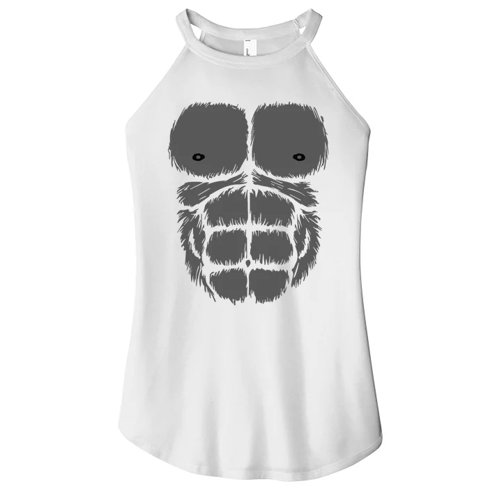 Gorilla Monkey Belly Chest Costume Diy Halloween Women’s Perfect Tri Rocker Tank