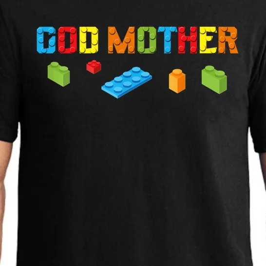 Godmother Master Builder Building Brick Block Family Parents Gift Pajama Set