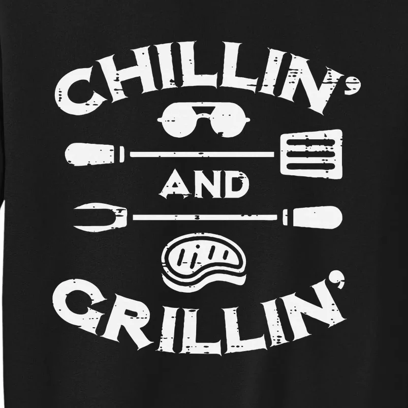 Grill Master's BBQ Party Chillin' and Grillin' at the Barbecue Pit Sweatshirt