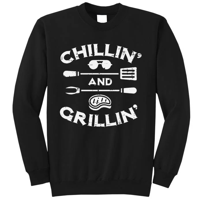 Grill Master's BBQ Party Chillin' and Grillin' at the Barbecue Pit Sweatshirt