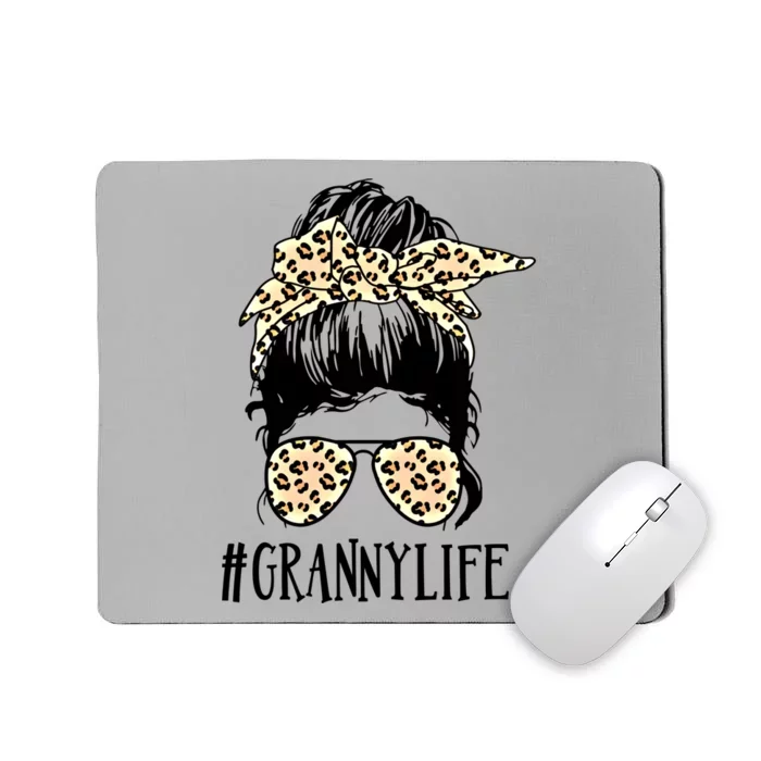 Granny Messy Bun Gift Mousepad