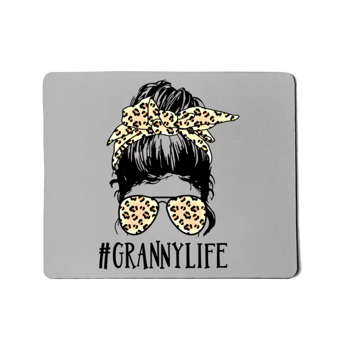 Granny Messy Bun Gift Mousepad