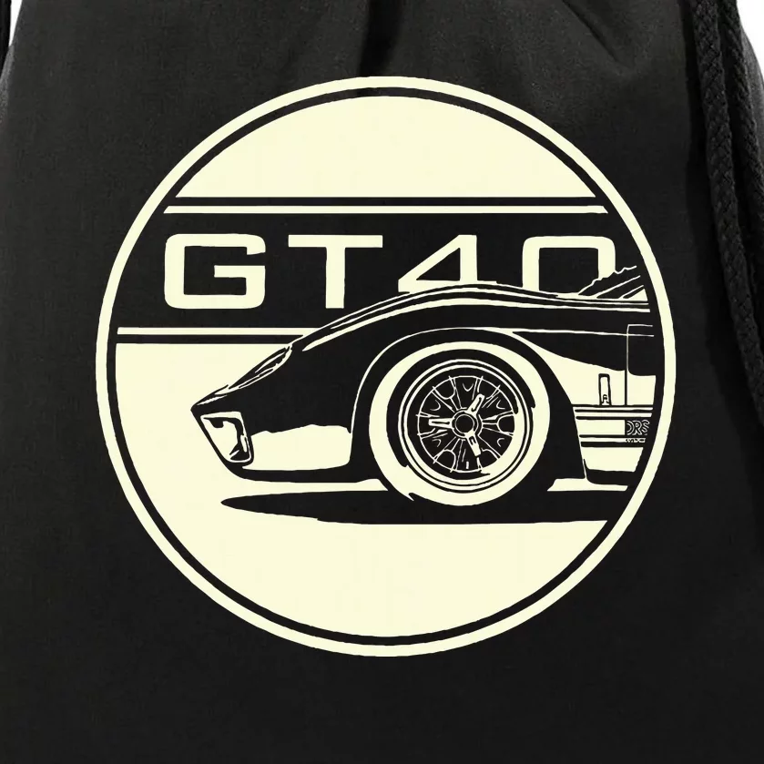 Gt40 Mk1 By Drs Customs Drawstring Bag