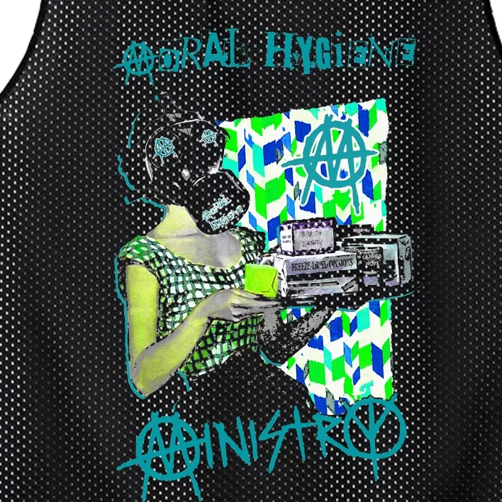 Gas Mask Betty Mesh Reversible Basketball Jersey Tank