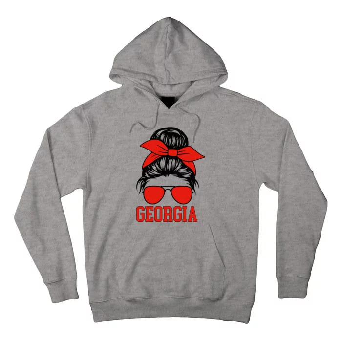 Georgia Messy Bun Varsity Tall Hoodie