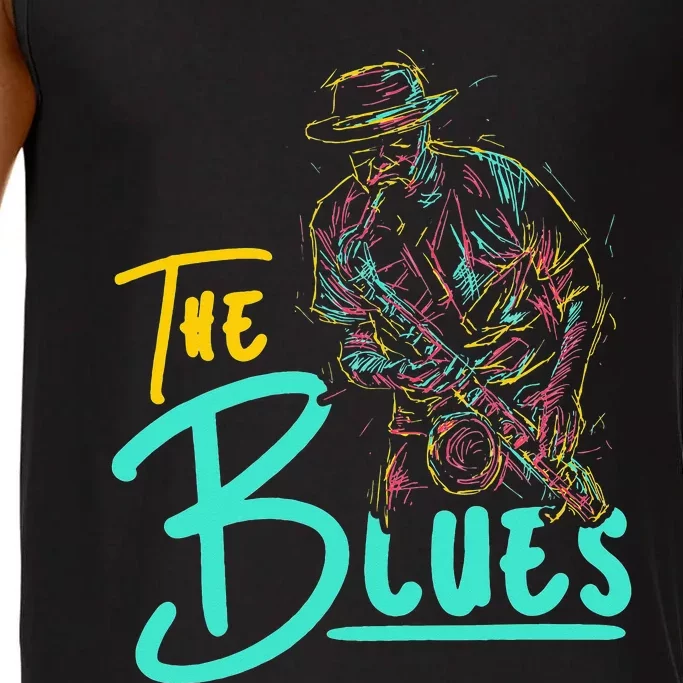 Guitarist Musician Blues Guitar Vintage Blues Music Lover Comfort Colors® Tank Top