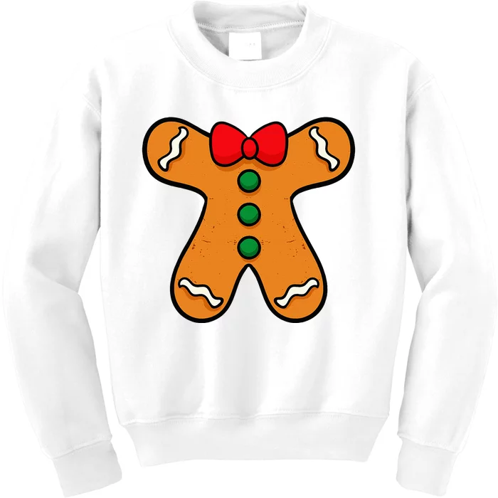 Gingerbread Man Body Costume For Halloween Or Christmas Kids Sweatshirt