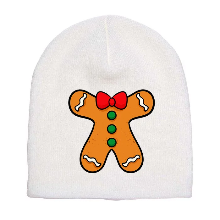 Gingerbread Man Body Costume For Halloween Or Christmas Short Acrylic Beanie