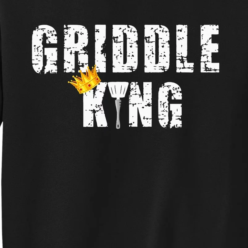 Griddle Master Barbecue Chef BBQ Grandpa Grillin Dad Tall Sweatshirt