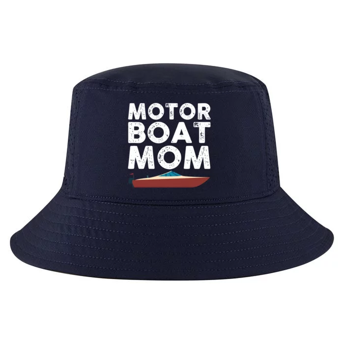 Great Motor Boat Mom Outfit Motorboat Gift Cool Comfort Performance Bucket Hat