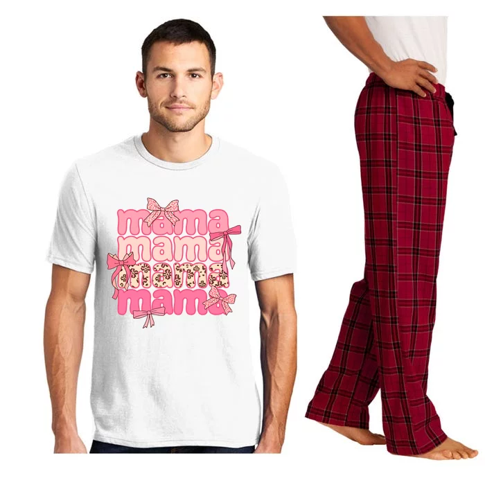 Groovy Mama Bow Tie Happy Mothers Day Pajama Set