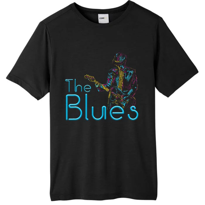 Guitarist Musician Blues Guitar ChromaSoft Performance T-Shirt