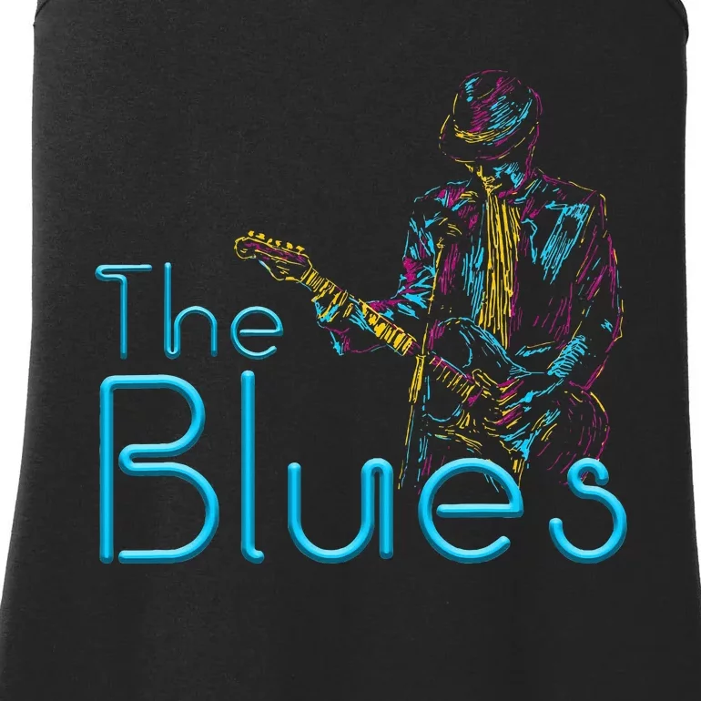 Guitarist Musician Blues Guitar Ladies Essential Tank