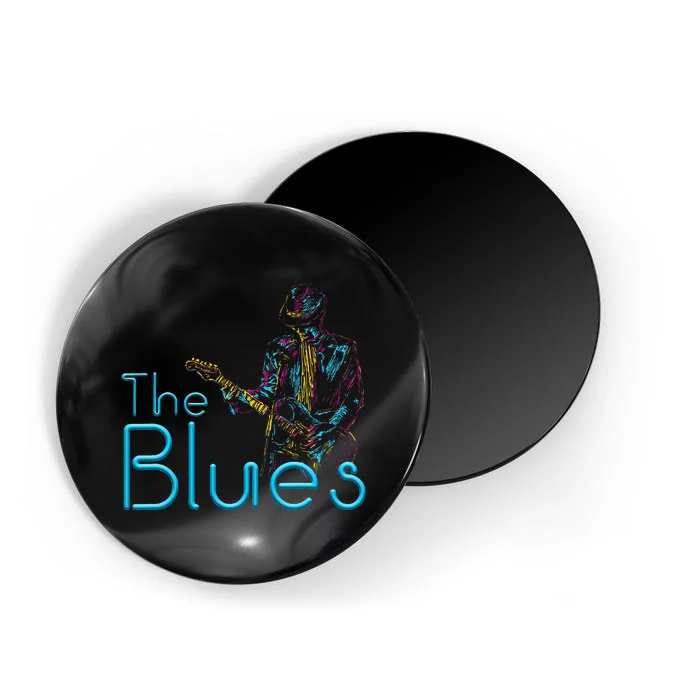 Guitarist Musician Blues Guitar Magnet