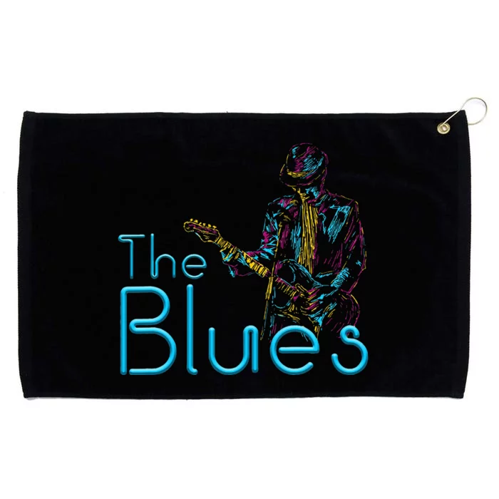 Guitarist Musician Blues Guitar Grommeted Golf Towel